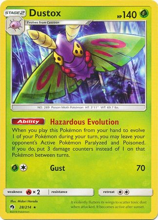 Dustox - 28/214 - Rare