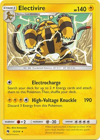 Electivire - 72/214 - Rare