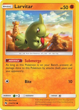 Larvitar - 114/214 - Common