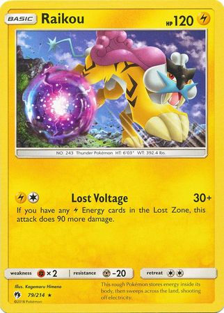 Raikou - 79/214 - Rare