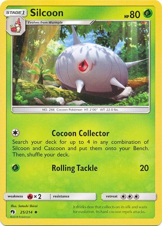 Silcoon - 25/214 - Uncommon Silcoon - 25/214 - Uncommon
