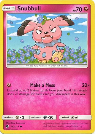 Snubbull - 137/214 - Common