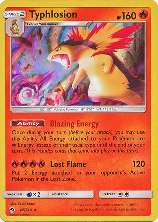 Typhlosion - 42/214 - Holo Rare