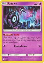 Unown - 91/214 - Rare