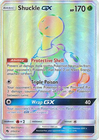 Shuckle GX - 215/214 - Secret Rare