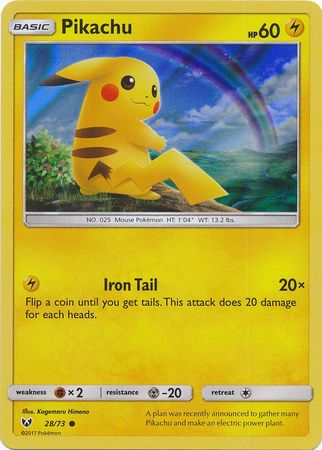 Pikachu - 28/73 - (Water Web) Promo