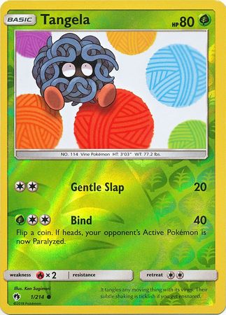 Tangela - 1/214 - Common - Reverse Holo