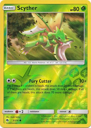 Scyther - 3/214 - Common - Reverse Holo