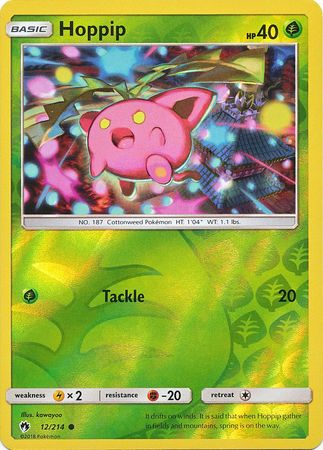 Hoppip - 12/214 - Common - Reverse Holo Hoppip - 12/214 - Common - Reverse Holo