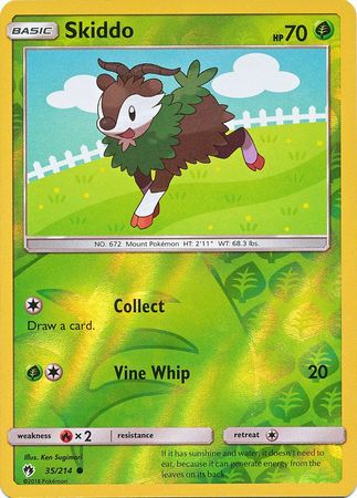 Skiddo - 35/214 - Common - Reverse Holo