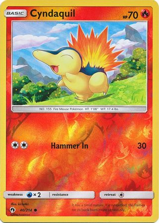 Cyndaquil Reverse outlet Holo