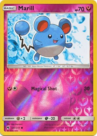 Marill - 135/214 - Common - Reverse Holo Marill - 135/214 - Common - Reverse Holo