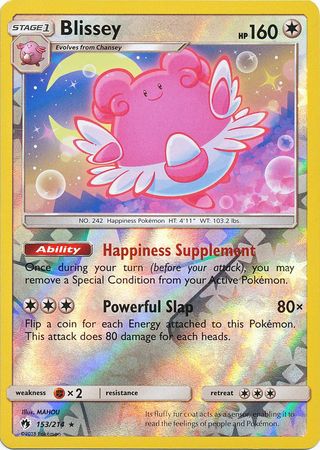 Blissey - 153/214 - Rare - Reverse Holo