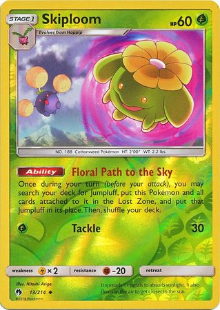 Skiploom - 13/214 - Uncommon - Reverse Holo