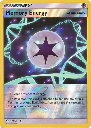 Memory Energy - 194/214 - Uncommon - Reverse Holo Memory Energy - 194/214 - Uncommon - Reverse Holo