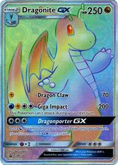 Dragonite GX - SM156 - Secret Rare - Full Art - SM Black Star Promo