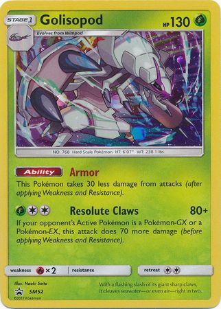 Golisopod - SM52 - SM Black Star Promo