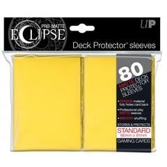 Ultra Pro - Eclipse Yellow Pro-Matte Standard Sleeves 80Ct