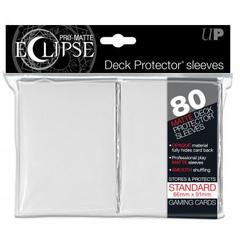 Ultra Pro - Eclipse White Pro-Matte Standard Sleeves 80Ct