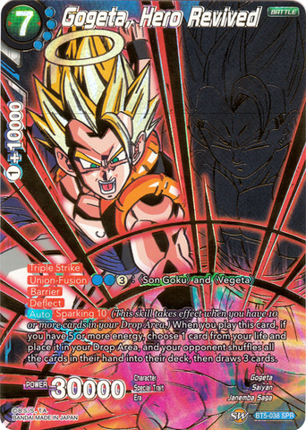 Gogeta, Hero Revived - BT5-038 - SPR