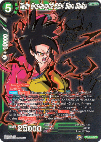 Twin Onslaught SS4 Son Goku - BT5-055 - SPR
