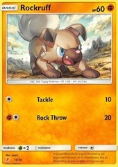 Rockruff - 14/30 - Common