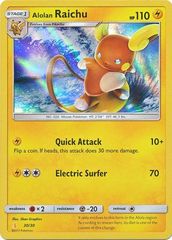 Alolan Raichu - 30/30 - Uncommon - Holo