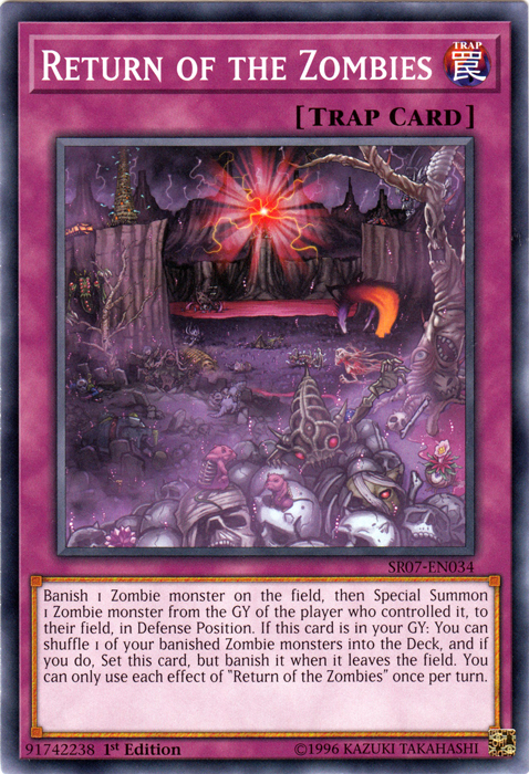 zombie horde deck yugioh Zombie Master - SR07-EN010 - Common - 1st Edition - Yu-Gi-Oh! Singles Structure Decks Structure Deck: Zombie Horde