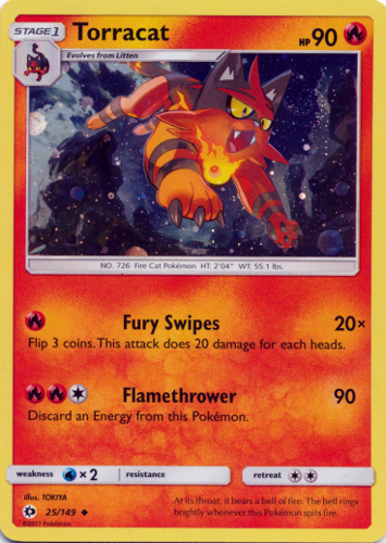 Torracat - 25/149 - Cosmos Holo Promo