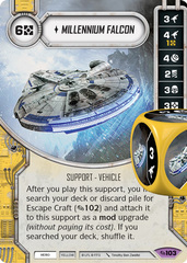 Millennium Falcon (Sold with matching Die)