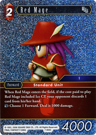 Red Mage - 7-003C - Foil
