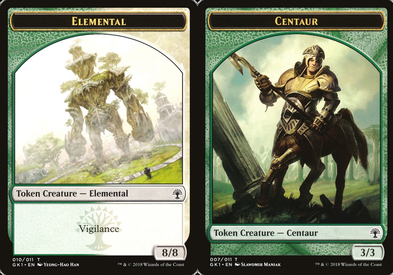 Elemental Token // Centaur Token