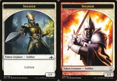 (W) Soldier Token // (RW) Soldier Token