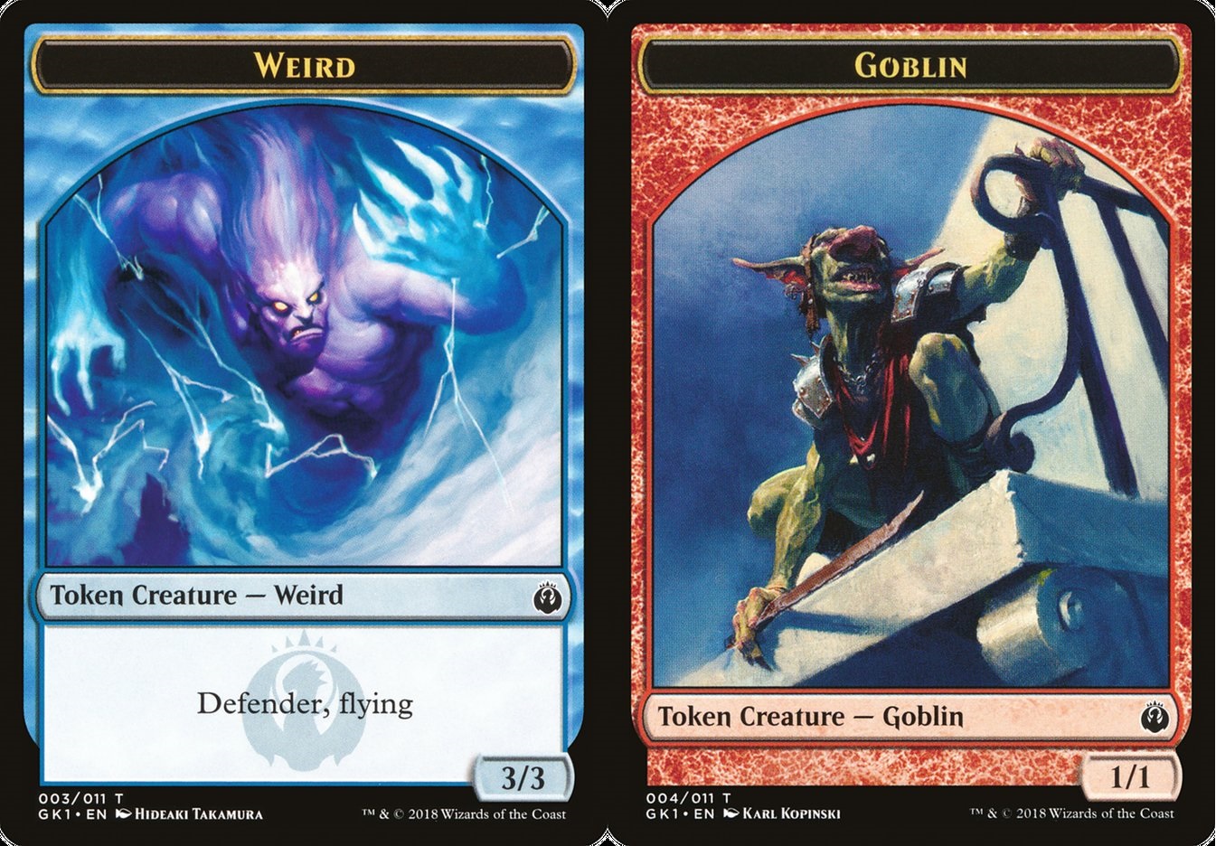 Weird Token // Goblin Token - Magic Singles » Guilds of Ravnica Block »  Guilds of Ravnica: Guild Kits - The Deck Box