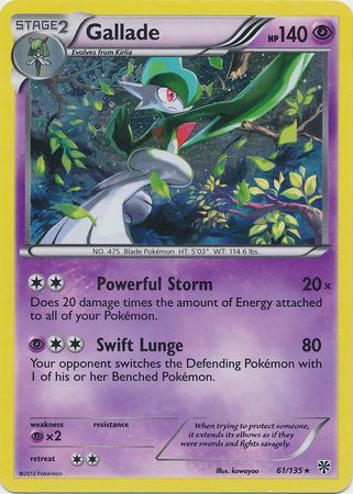 Gallade - 61/135 - Alternate Holo Rare