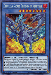 Cerulean Sacred Phoenix of Nephthys - HISU-EN006 - Secret Rare - 1st Edition