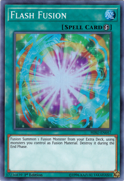 Flash Fusion - HISU-EN057 - Super Rare - 1st Edition