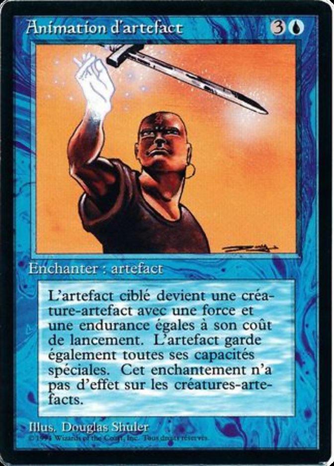 Animate Artifact - French