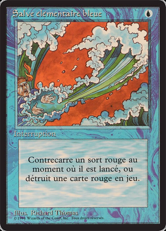 Blue Elemental Blast - French