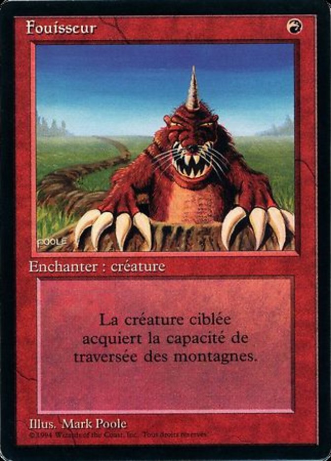 Burrowing - French