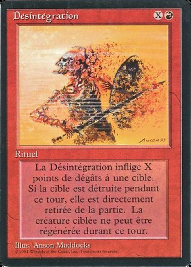 Disintegrate - French