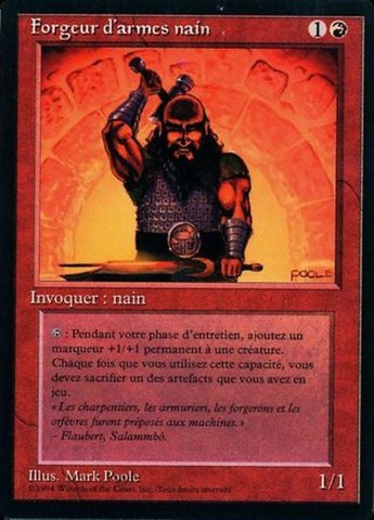 Dwarven Weaponsmith - French