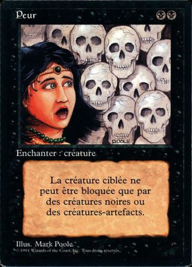 Fear - French