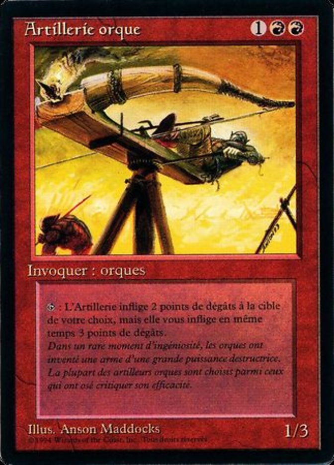 Orcish Artillery - French