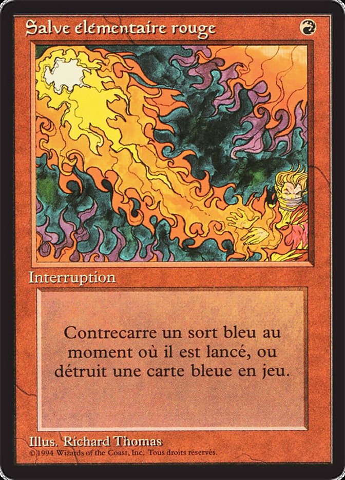 Red Elemental Blast - French