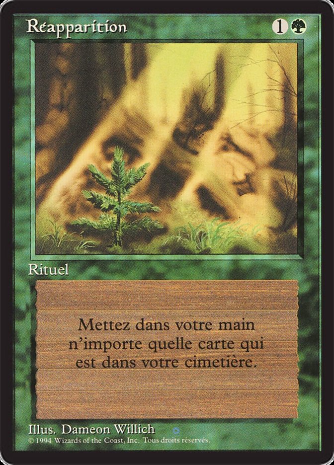 Regrowth - French