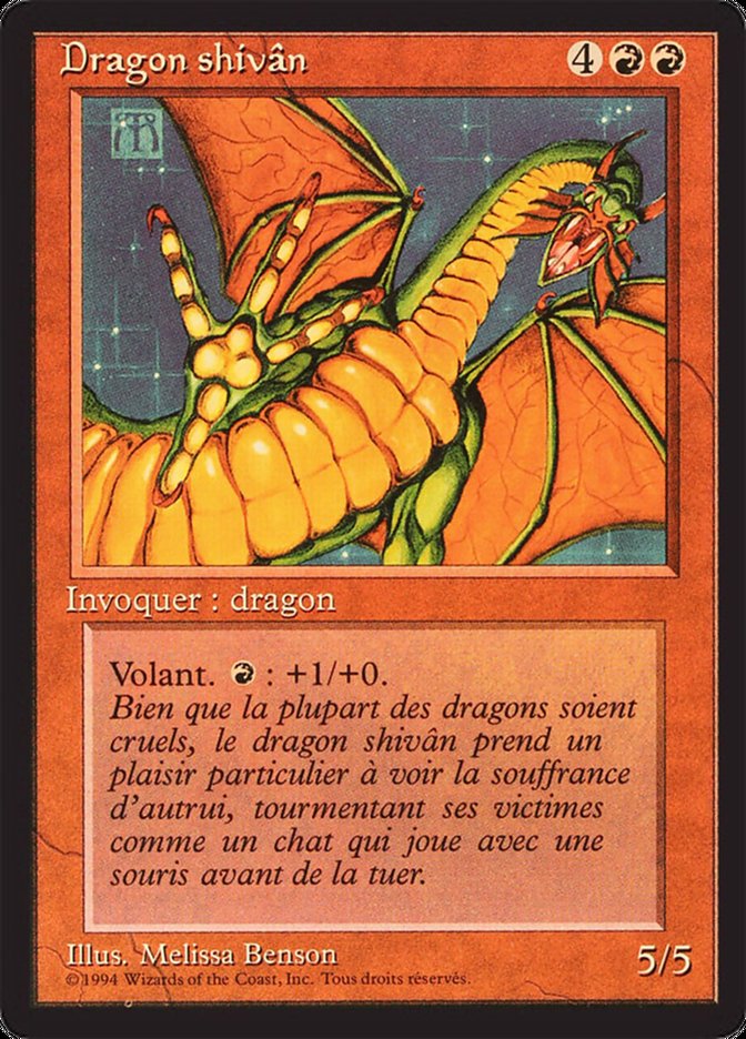 Shivan Dragon - French