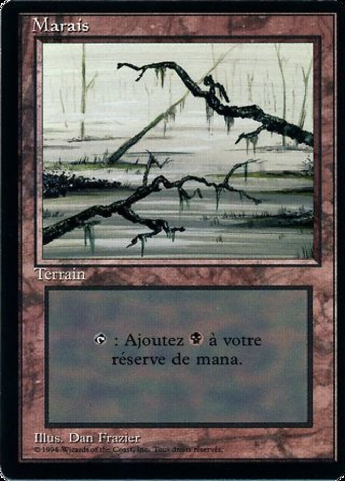 1x FBB Swamp (Two Branches - Dark) - French NM-Mint, French 3rd