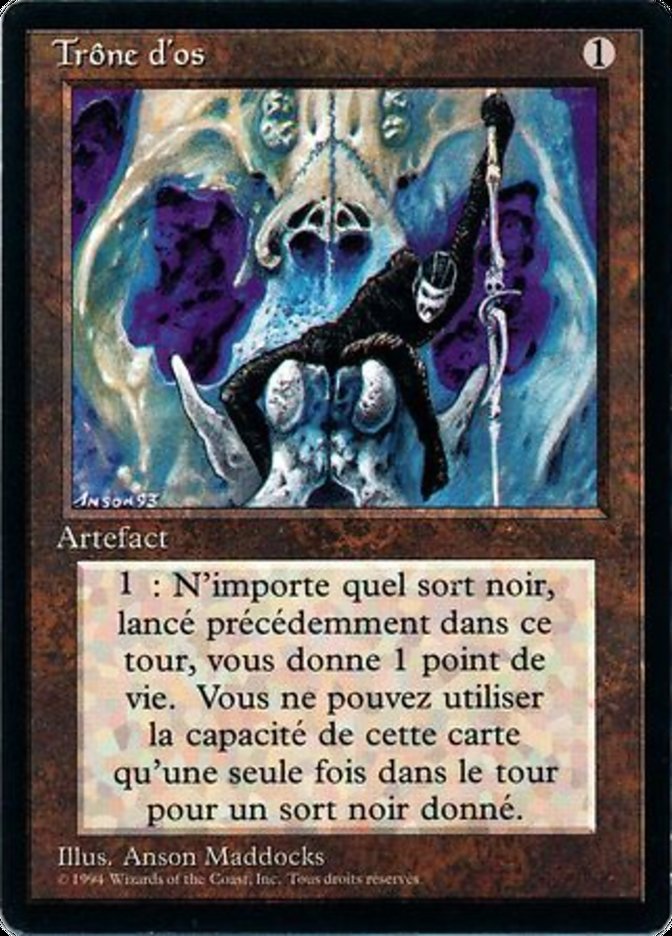 Throne of Bone - French