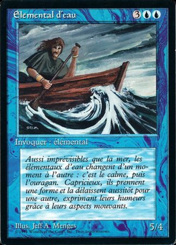 Water Elemental - French